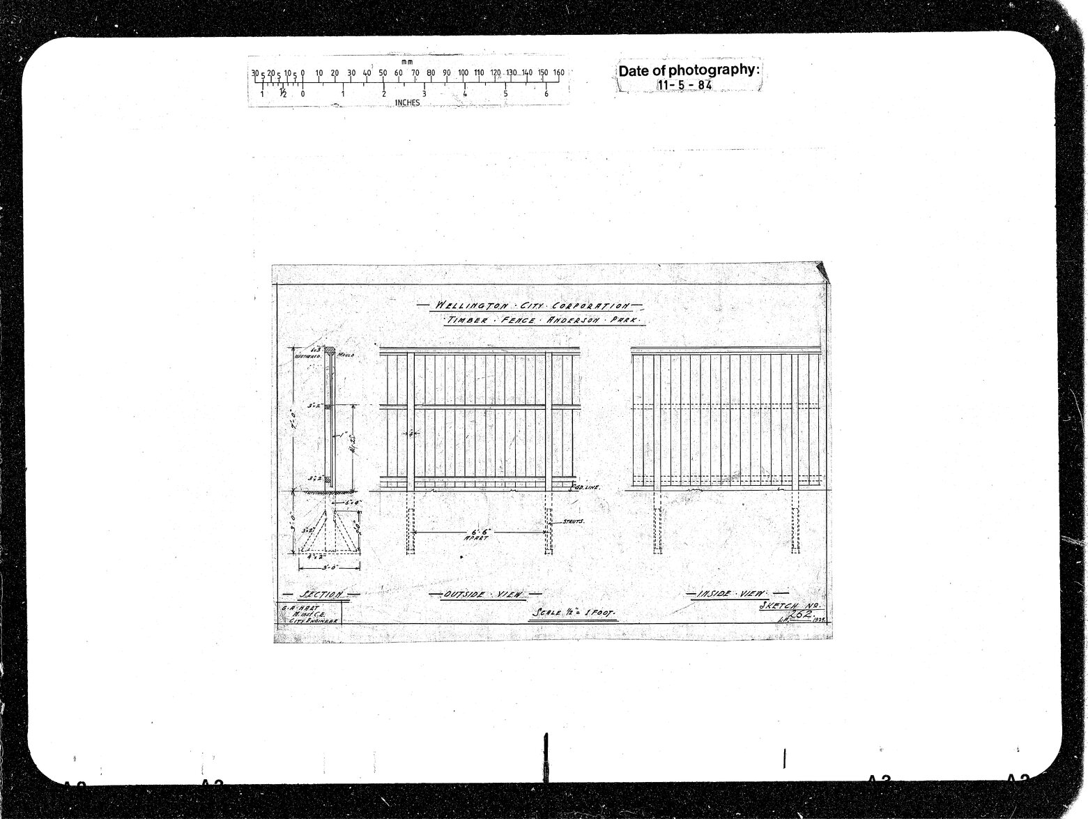 Anderson's Park, Timber Fence