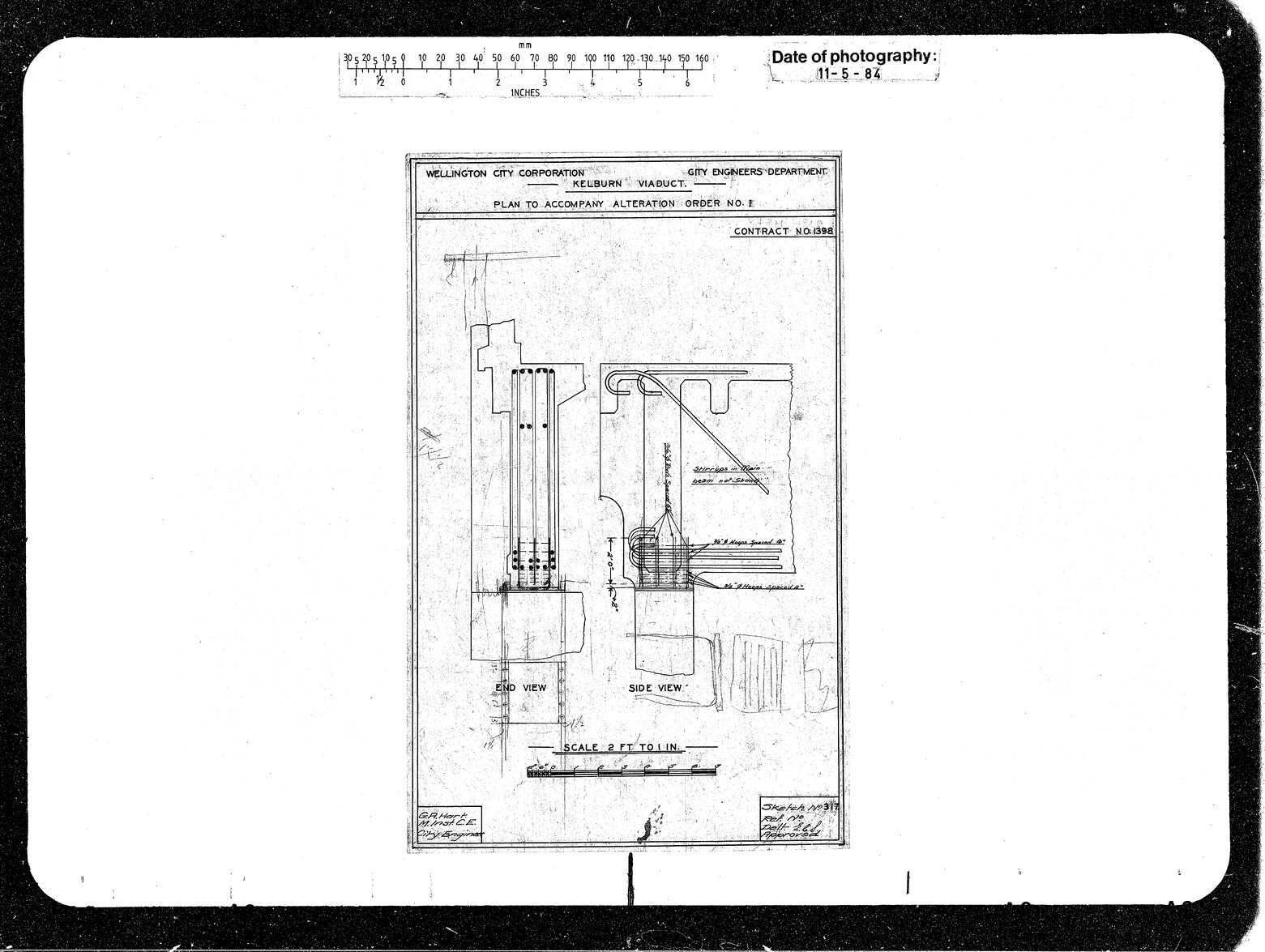 Kelburn Viaduct, Reinforcement, Cancelled