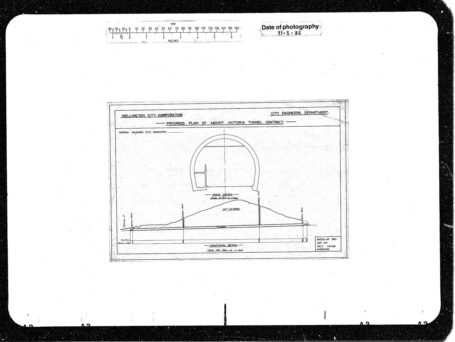 Mount Victoria Tunnel, Progress of Contract