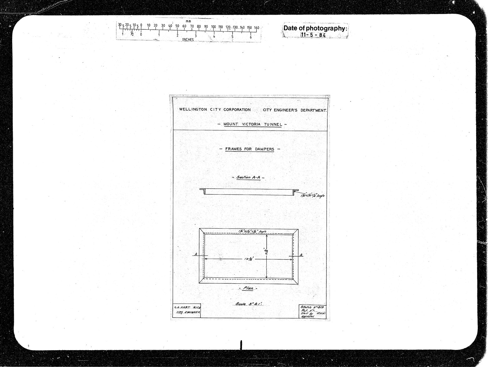 Mount Victoria Tunnel, Frames for Dampers