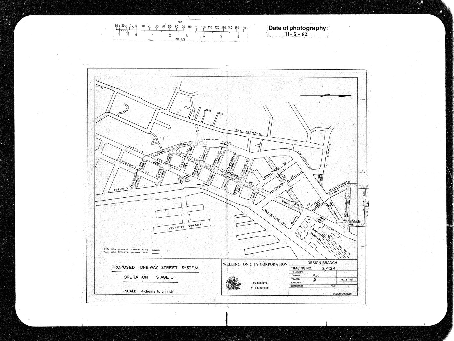 Proposed One Way Street System, Operation Stage 1