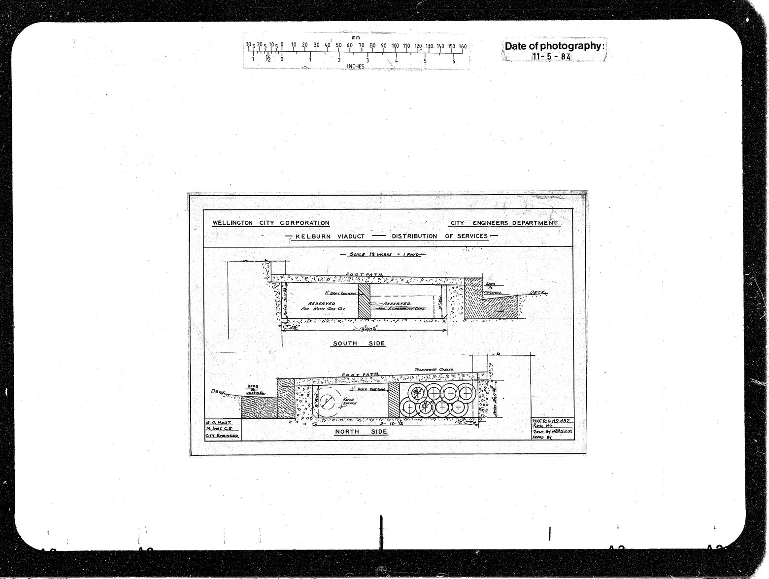 Kelburn Viaduct, Cables in Ducts