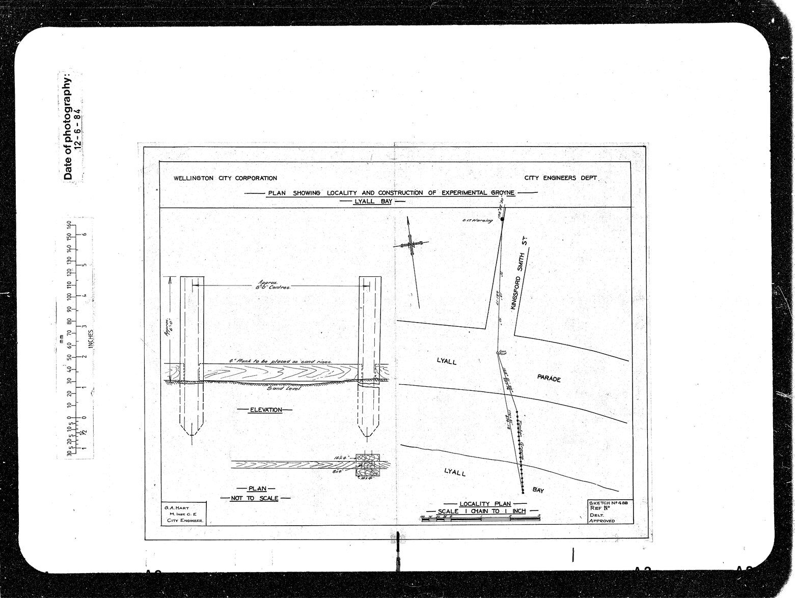 Lyall Bay, Experimental Groyne