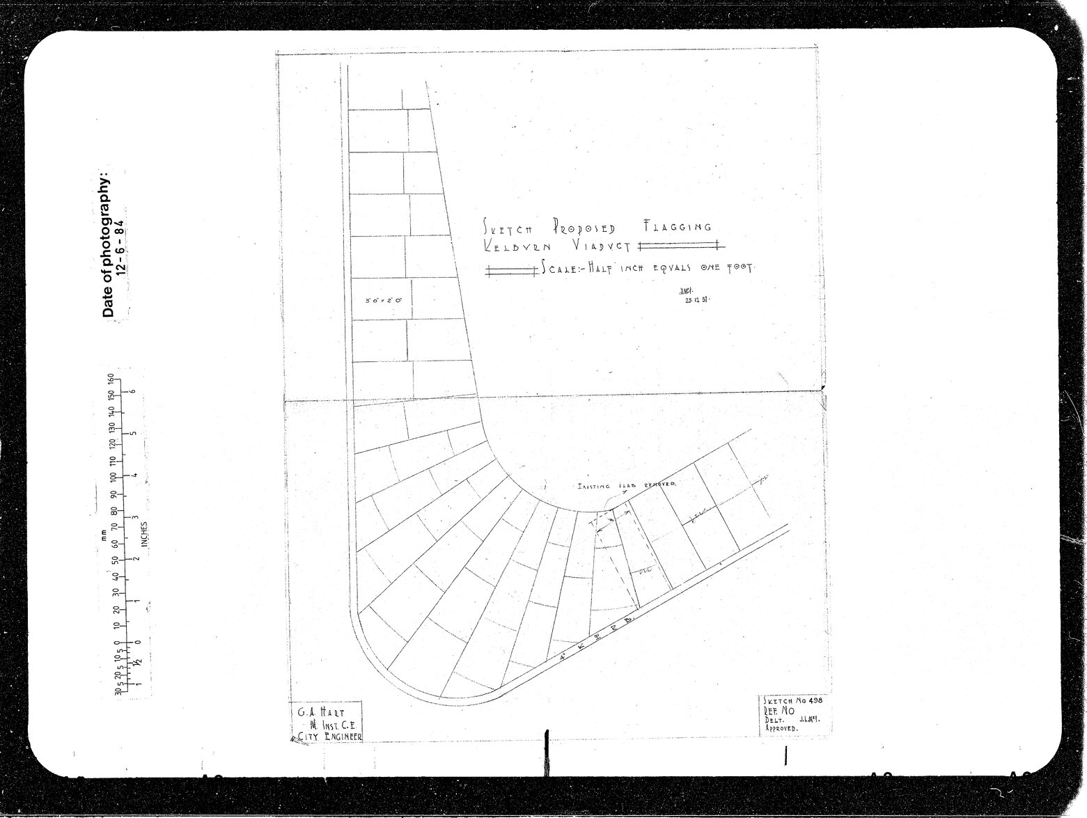 Kelburn Viaduct Approach Flagging