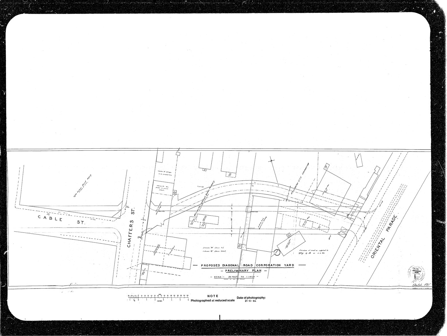 Corporation Yard, Diagonal Road, Fire Station site