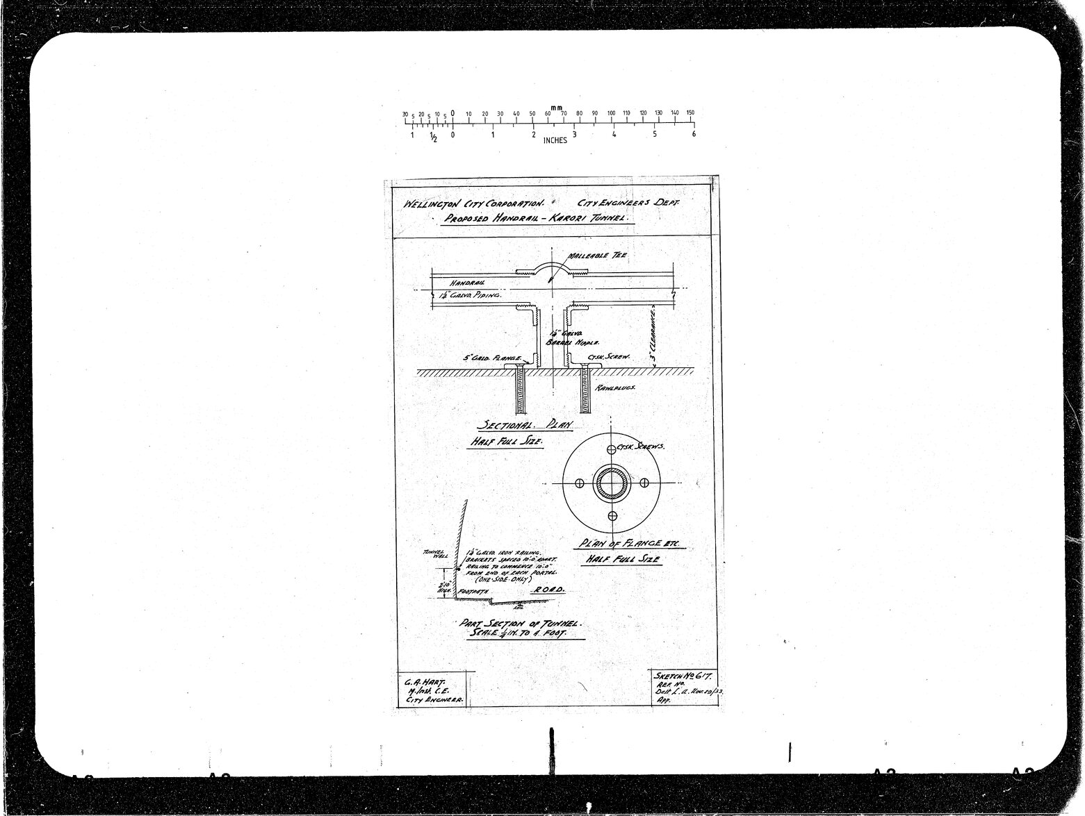 Karori Tunnel Handrail
