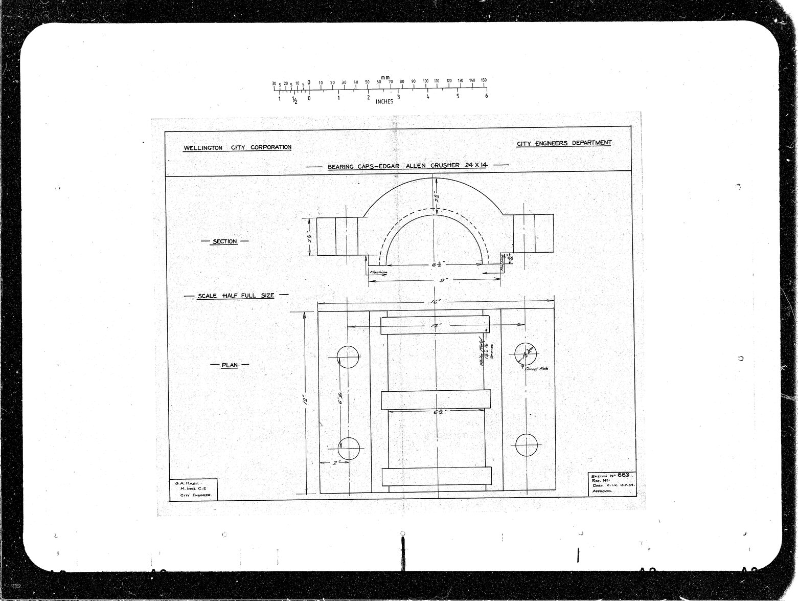 Bearing Cups, E Allen Crusher 24 x 14