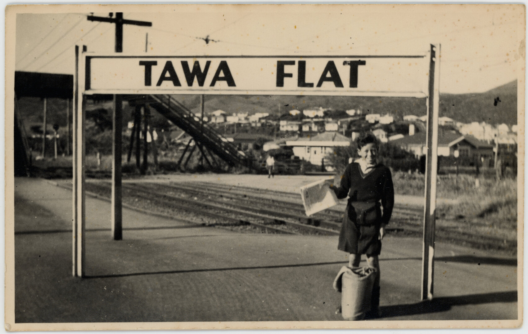 Tawa Flat railway platform