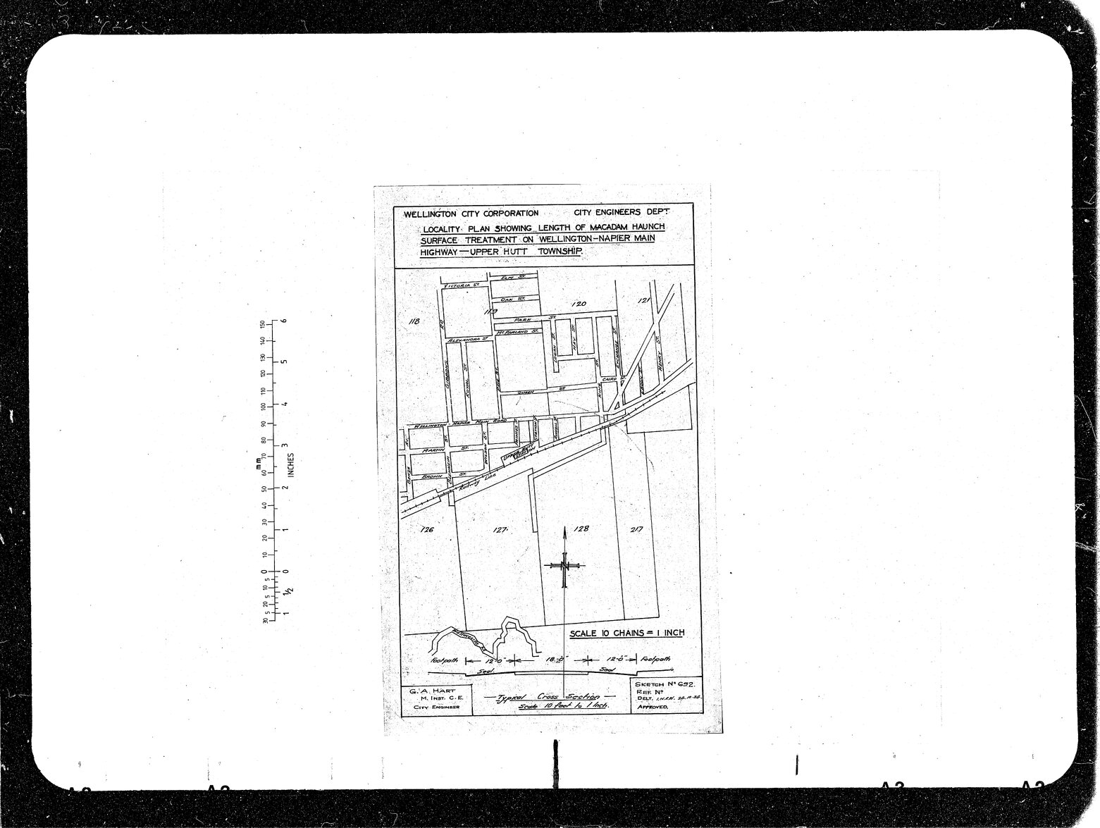 Upper Hutt Town, Macadam Haunch Surface Treatment