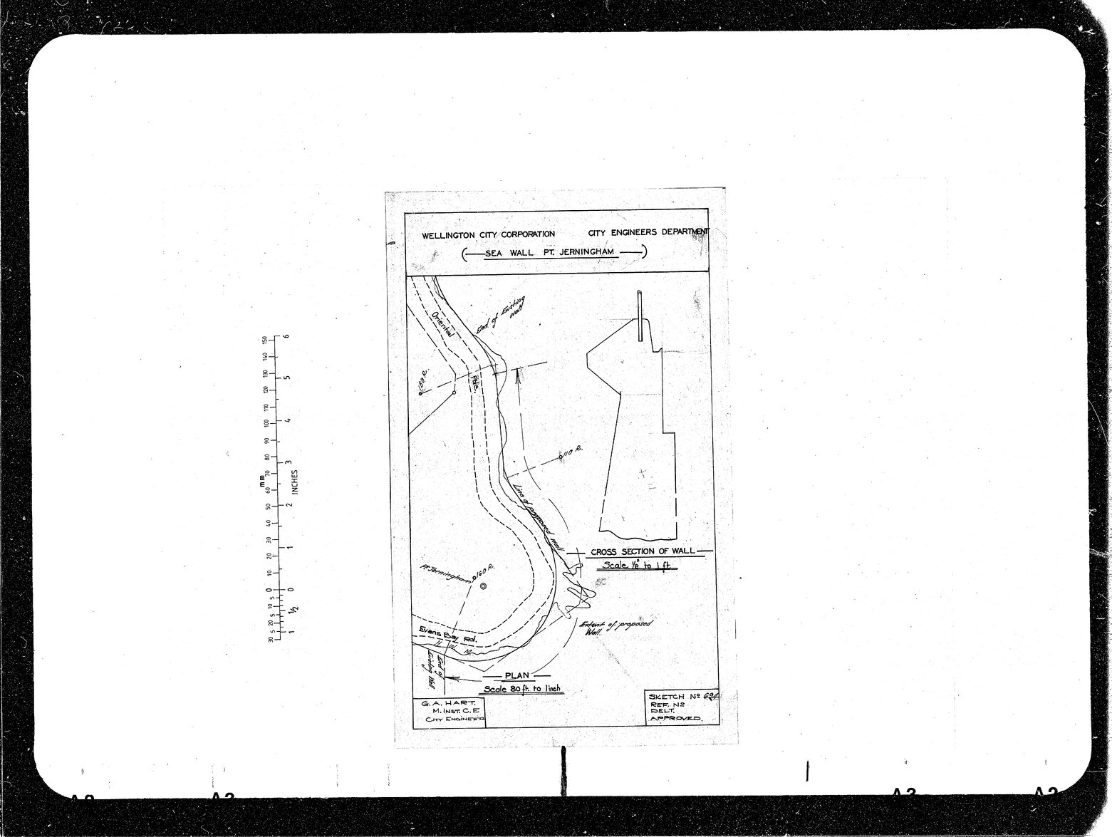 Point Jerningham, Sea Wall