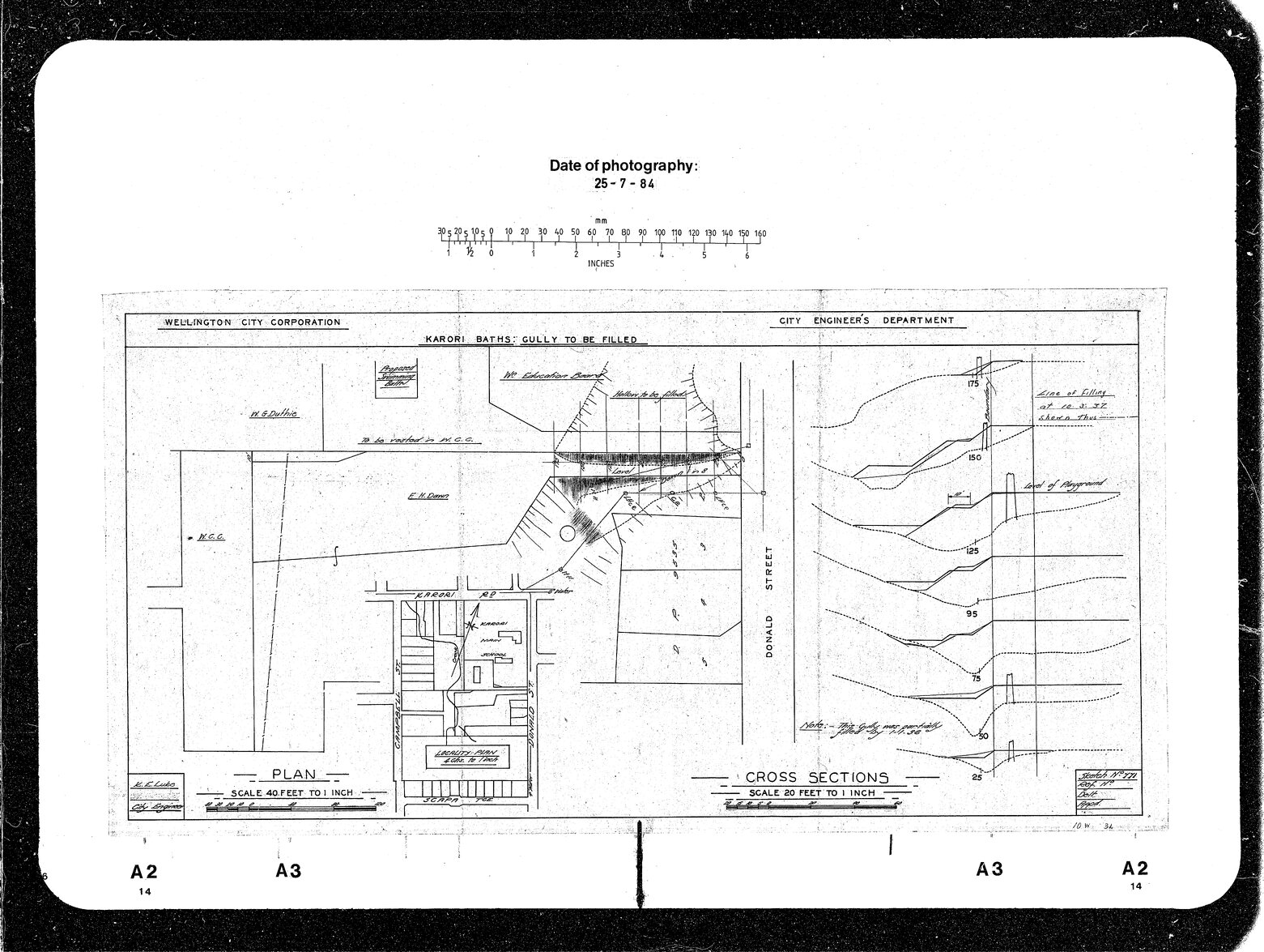 Karori Baths, Spoil Disposal