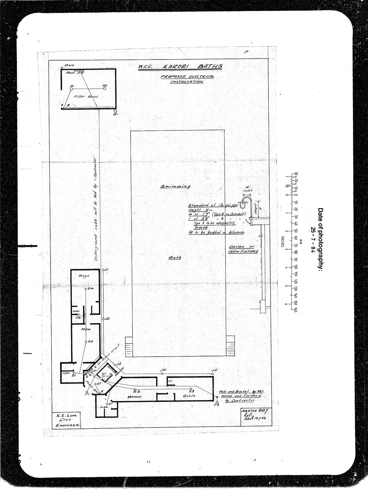 Karori Baths, Electrical Lighting