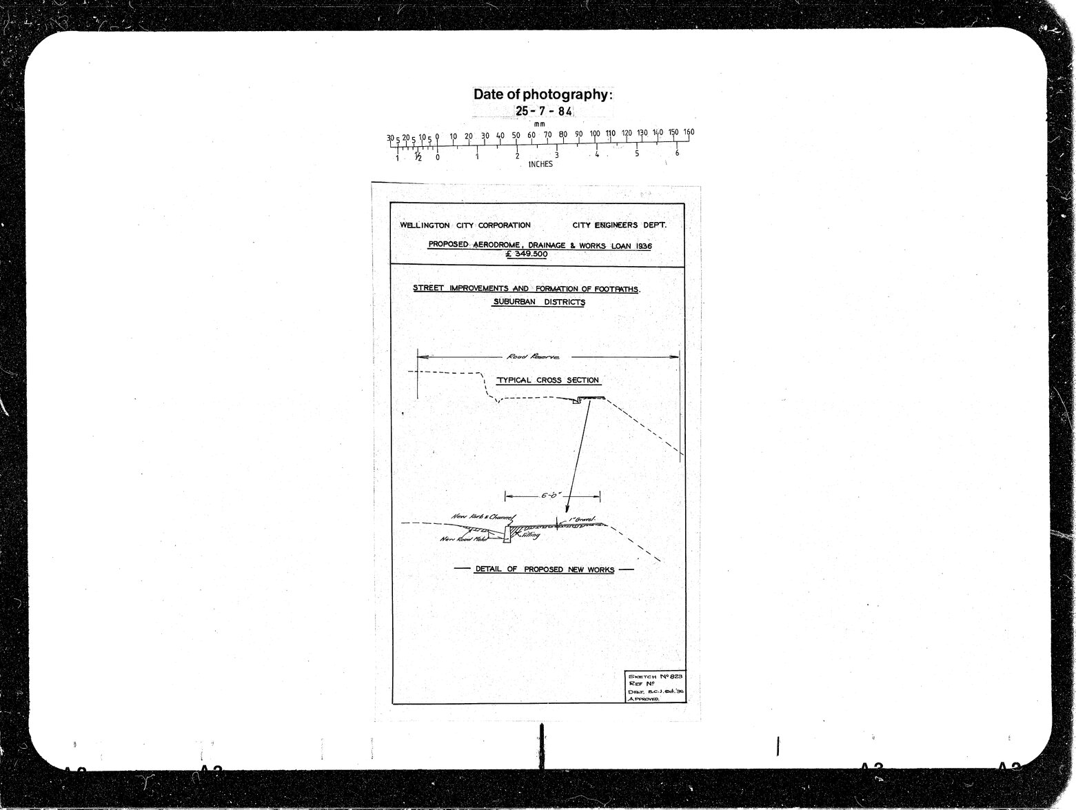 Loan 1936, Typical Section Footpaths