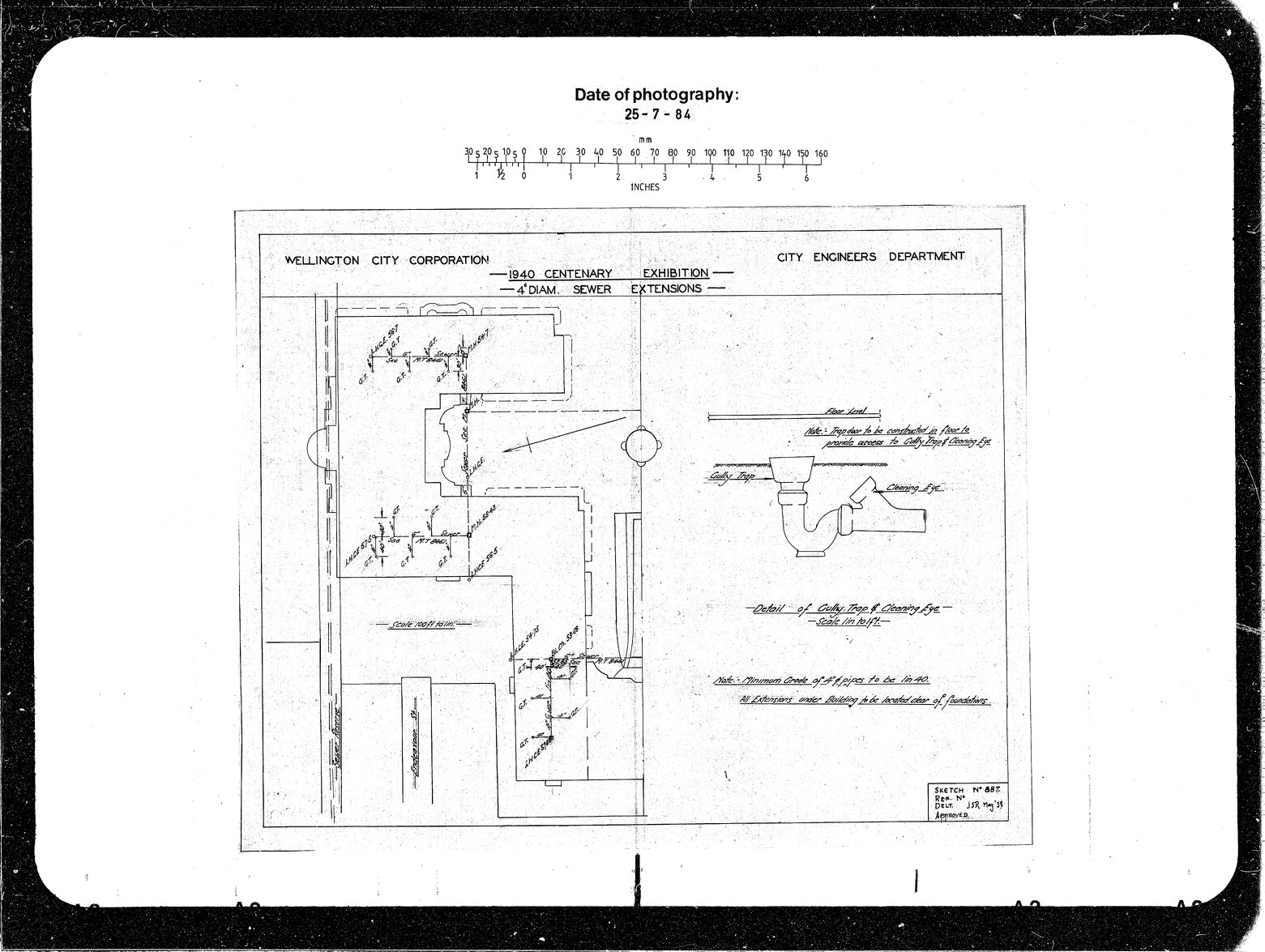 Centenary Exhibition, 4 inch Sewer Extensions