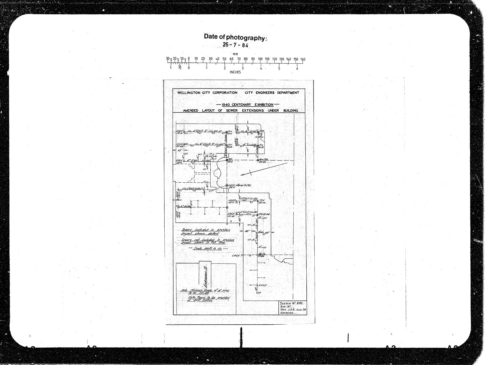 Centenary Exhibition, Amended Sewer Extensions