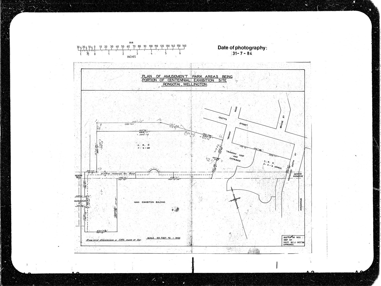Centenary Exhibition, Amusement Areas Agreement