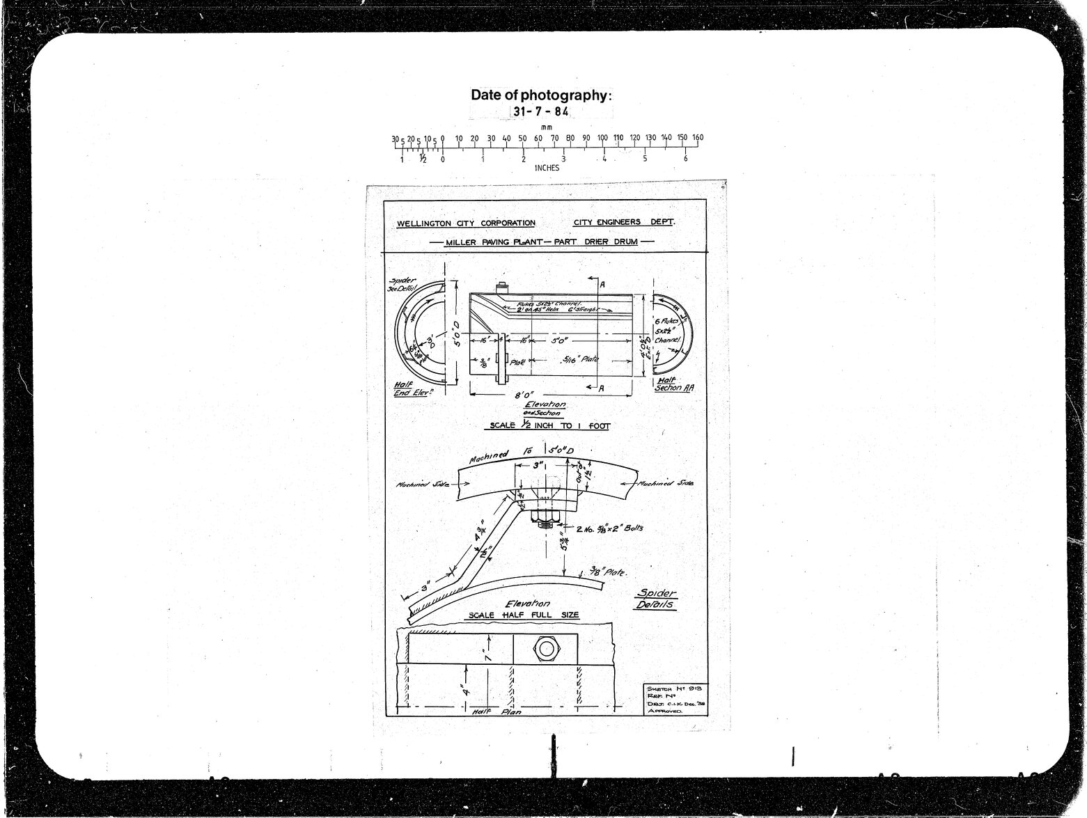 Miller Paving Plant, Part Drier Drum
