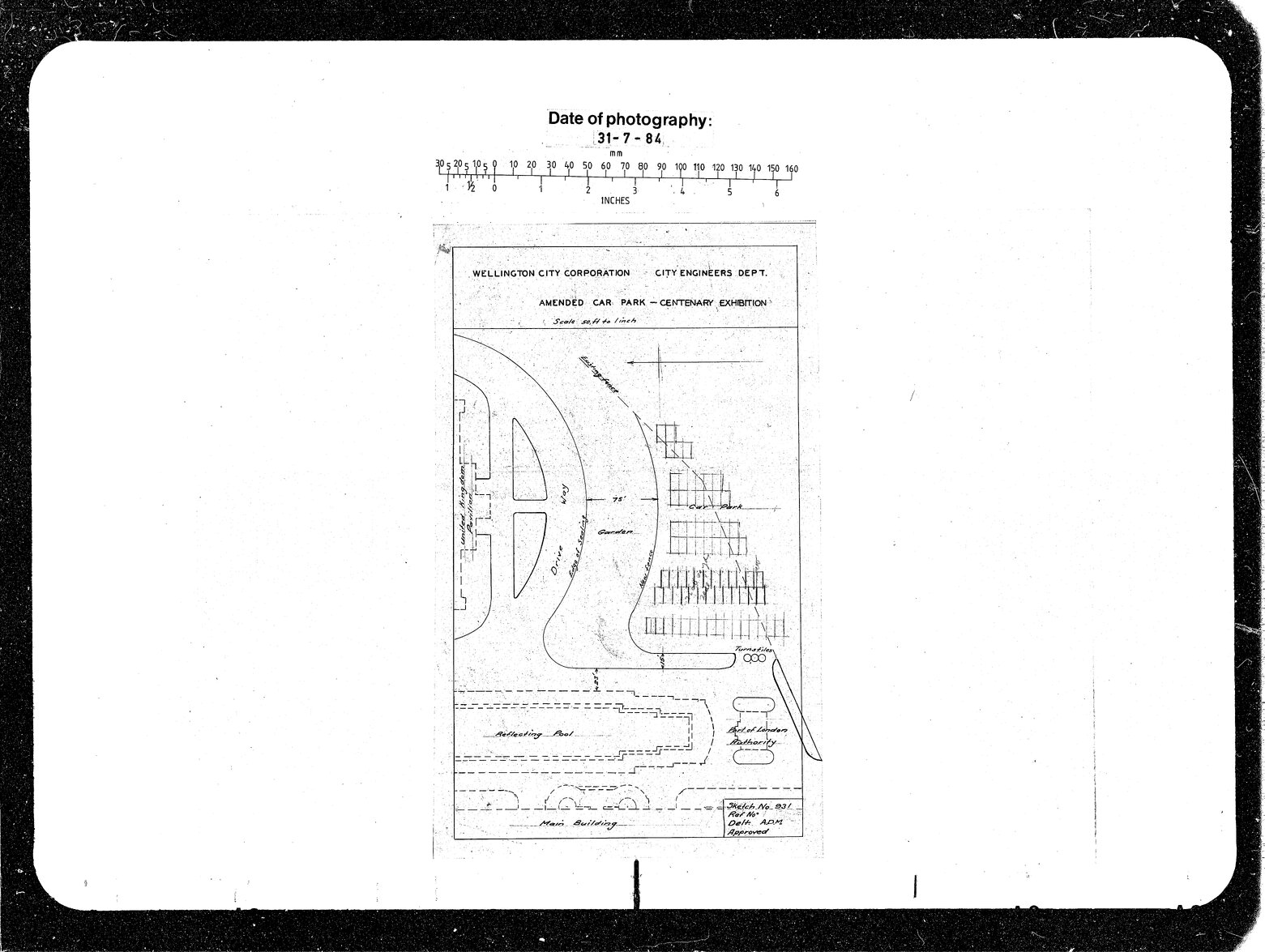 Centenary Exhibition, Amended Car Park