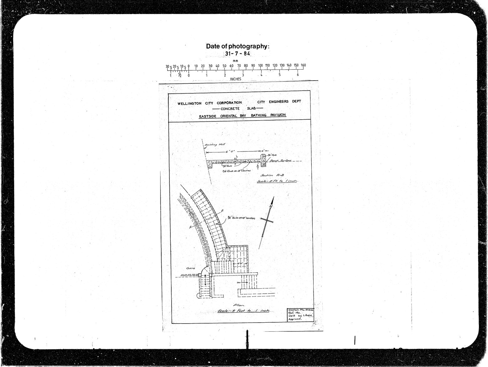 Oriental Bay Pavilion, Concrete Slab on East Side