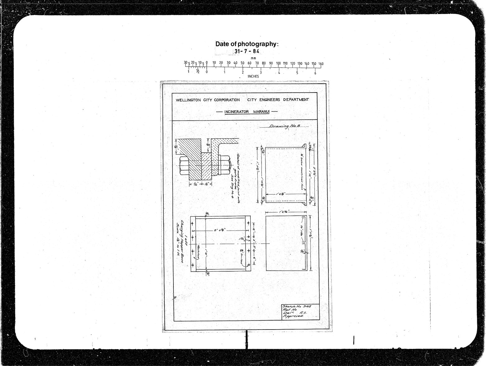 Incinerator Maranui Cast Iron Hopper