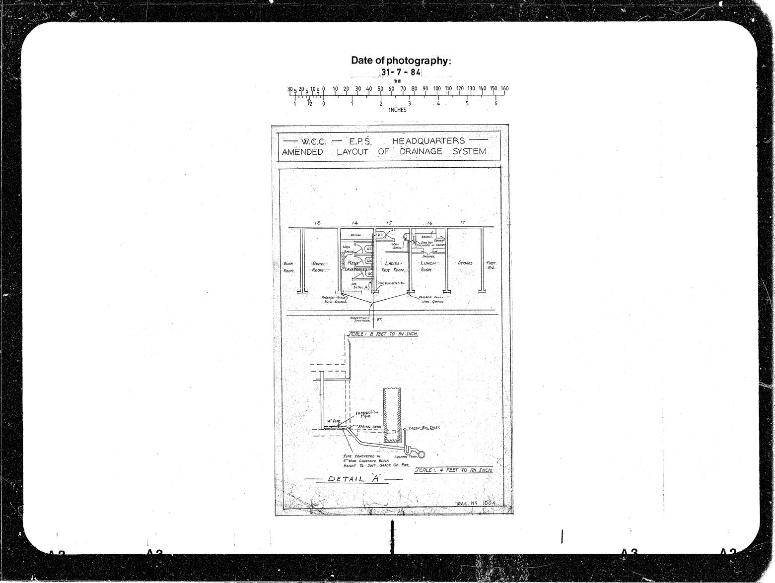 EPS Central Headquarters, Amended Layout Of Drainage