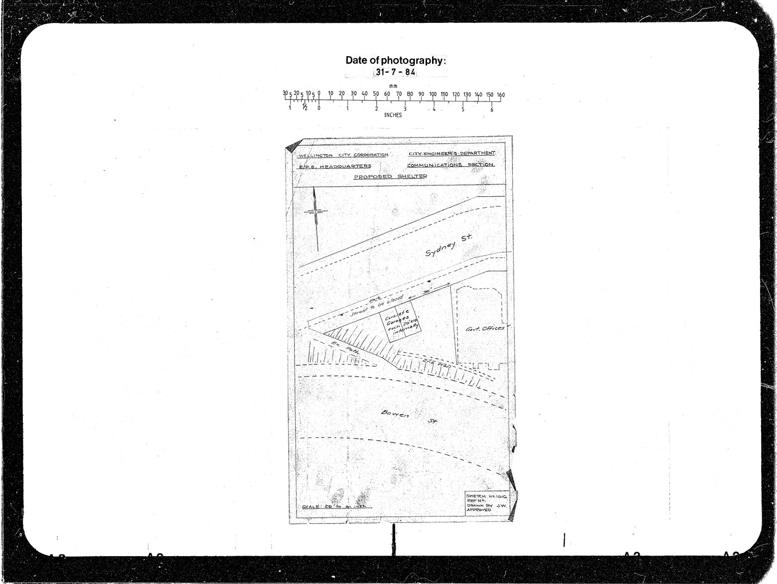 EPS Headquarters Communication Section, Proposed Shelter