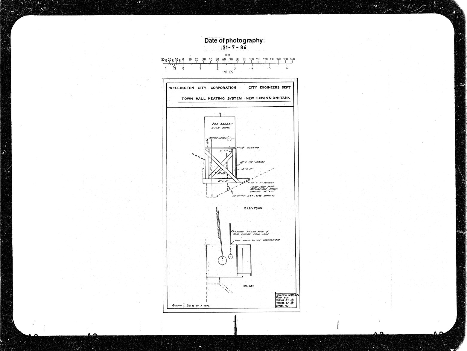 Town Hall Heating System, New Expansion Tank