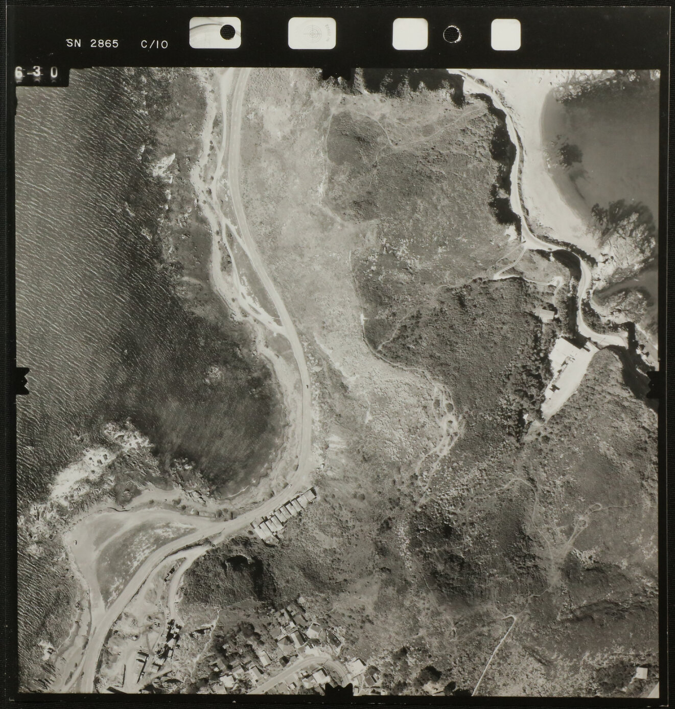 Aerial Contact Print, Sheet C10