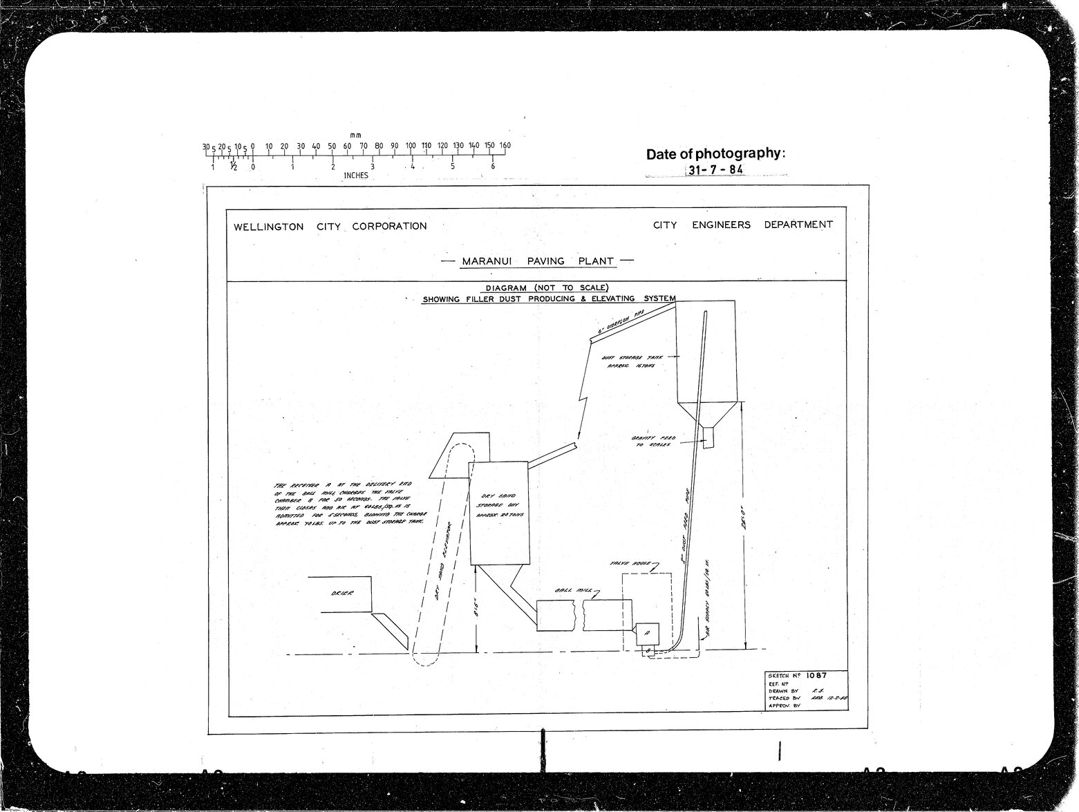 Maranui Paving Plant, Diagram Showing Filler Dust Producing &amp; Elevating System
