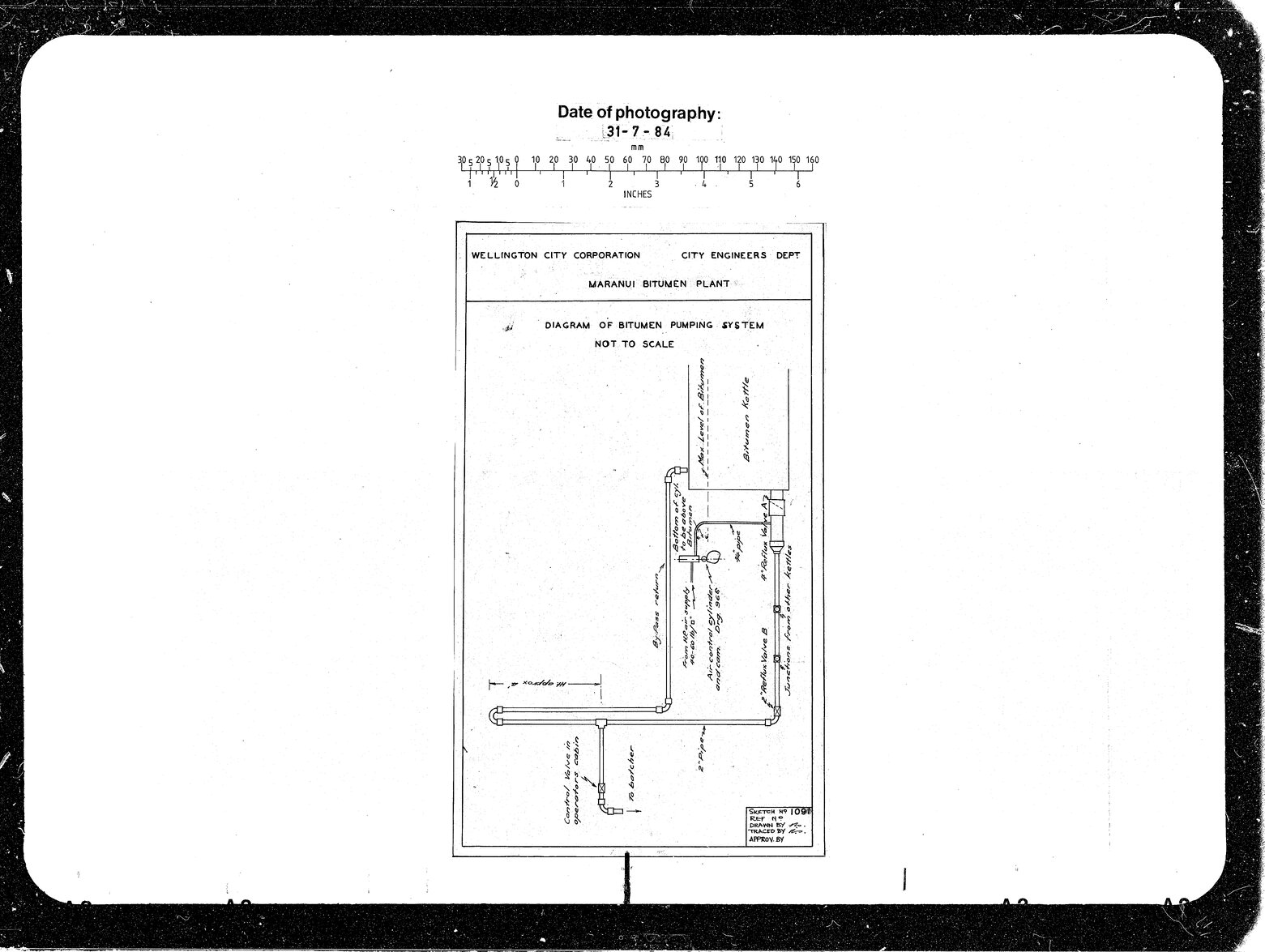 Maranui Bitumen Plant, Diagram of Bitumen Pumping System