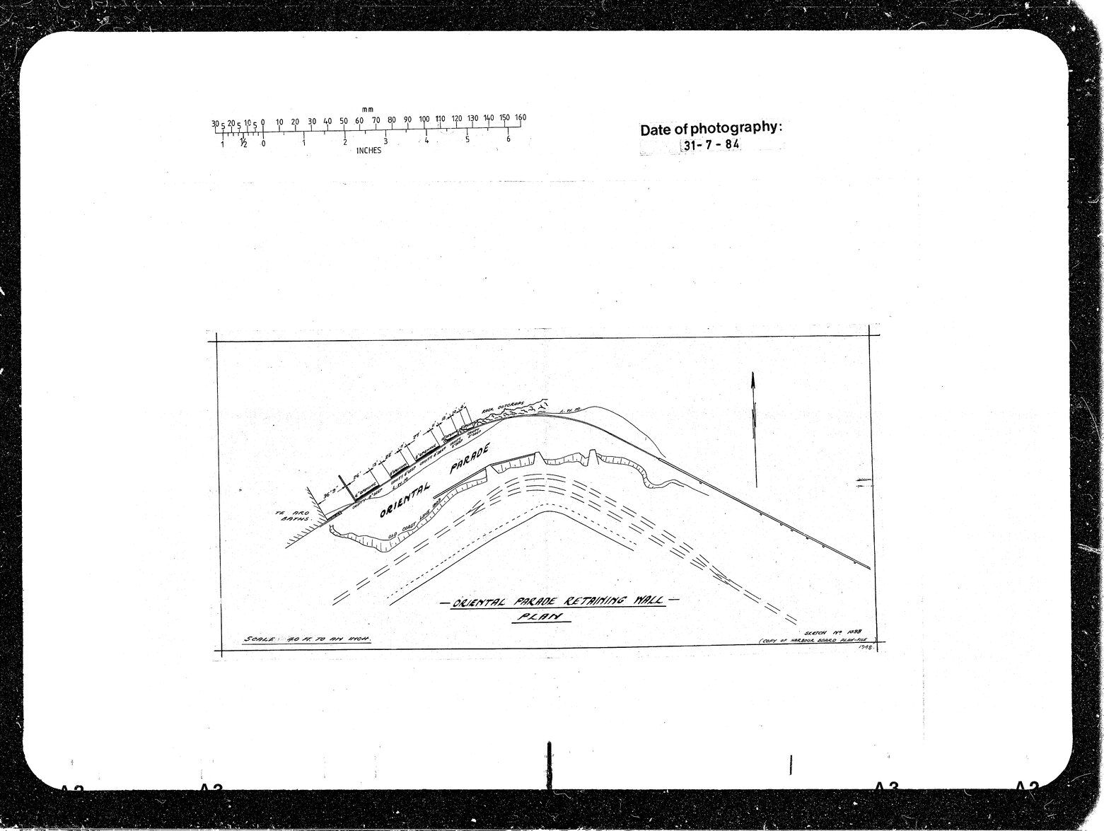 Oriental Bay, Retaining Wall, Plan