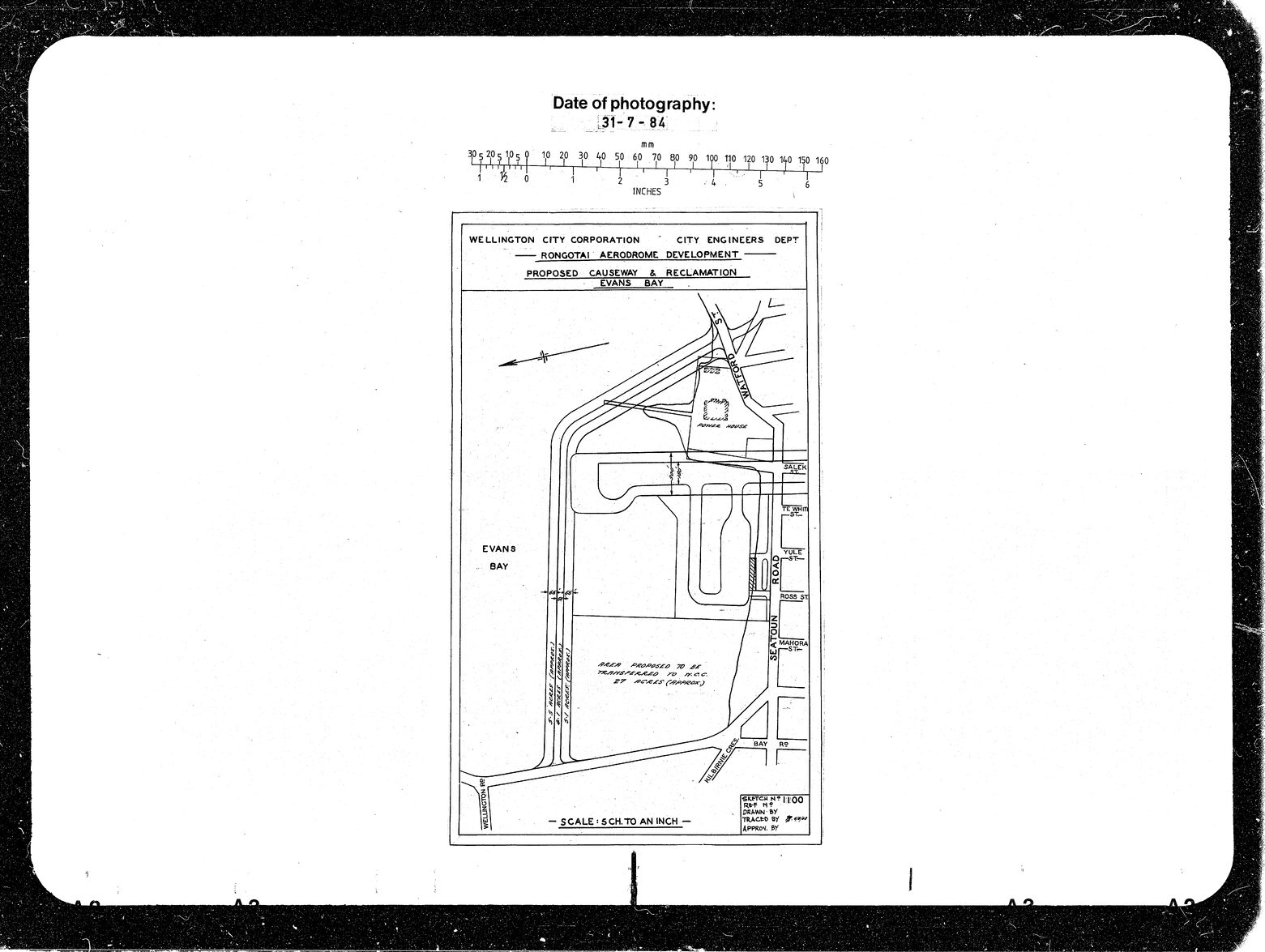 Rongotai Aerodrome Development, Proposed Causeway &amp; Reclamation Evans Bay