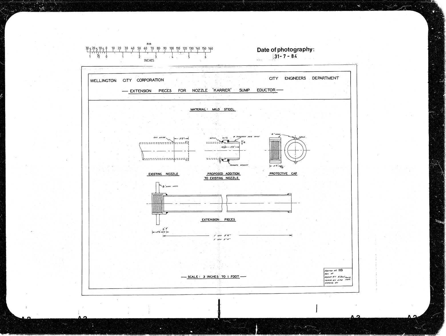 Extension Pieces for Nozzle Karrier Sump Eductor