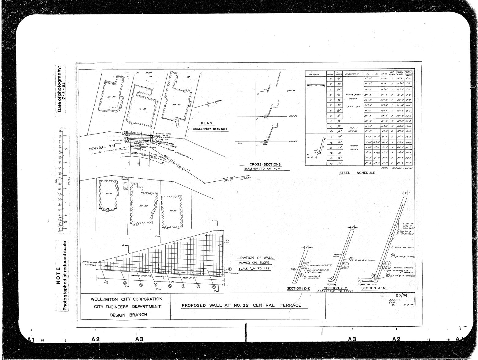 Proposed Wall, 32 Central Terrace