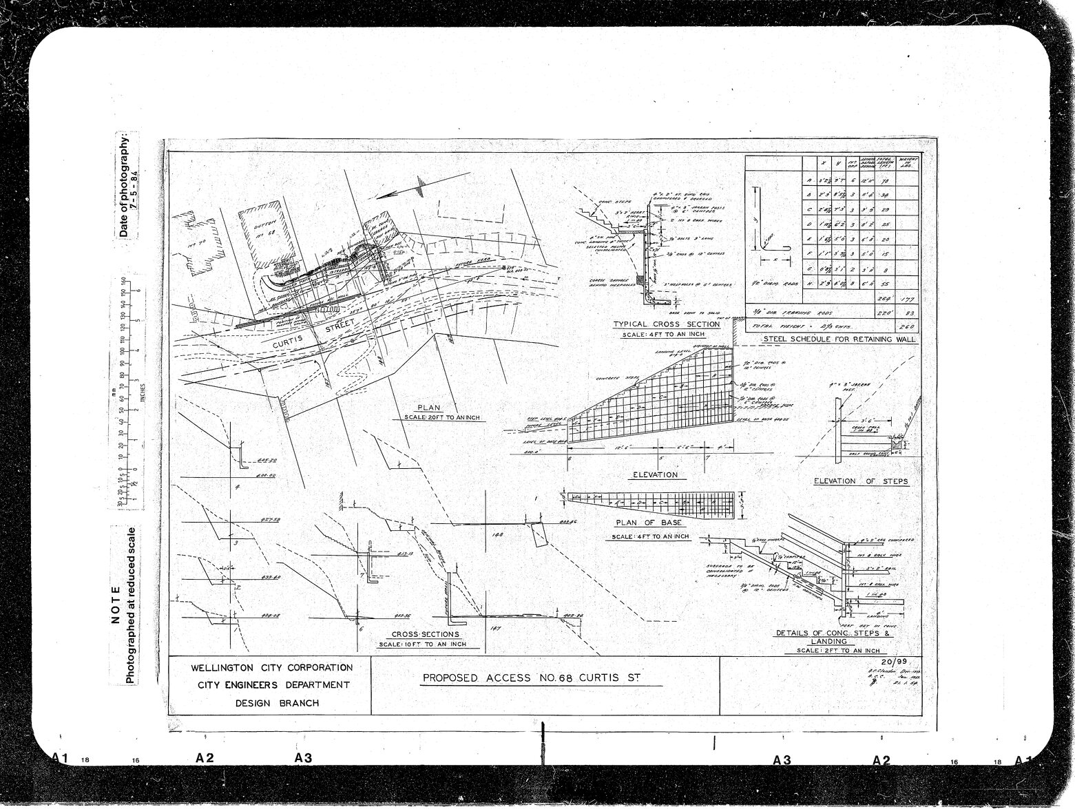 Curtis Street, Proposed Access at No. 68