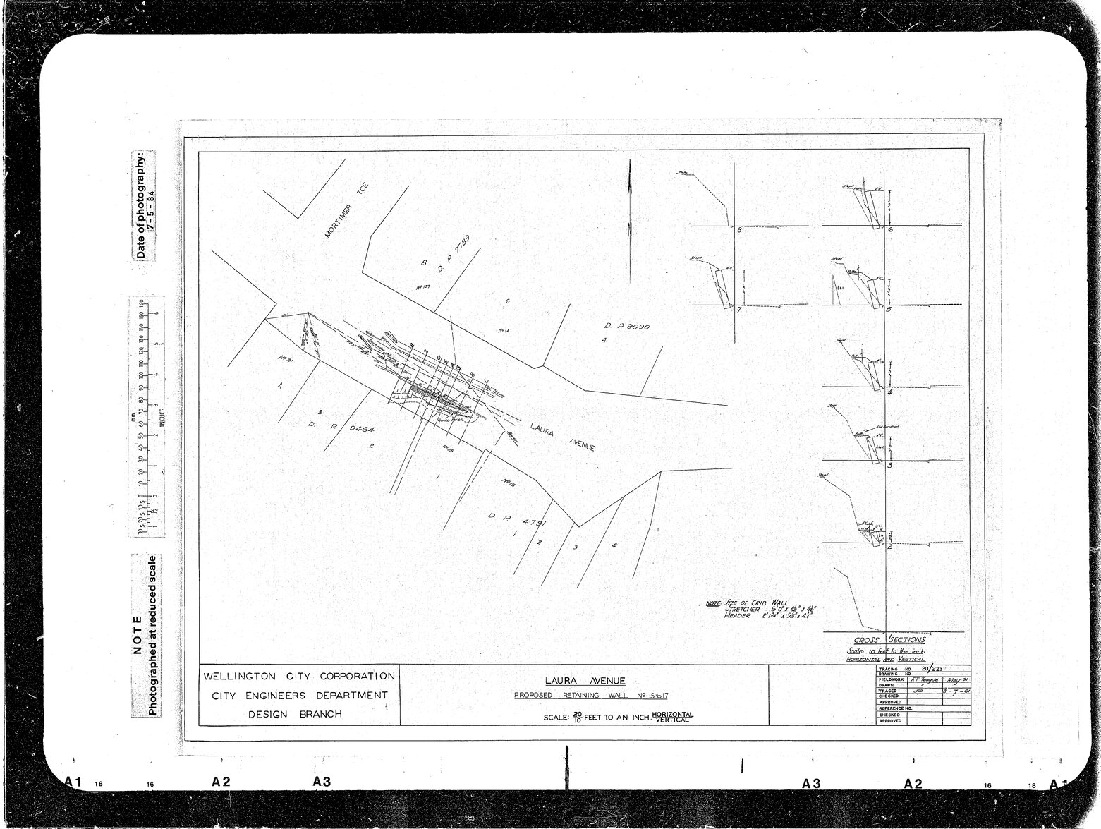 15-17 Laura Avenue, Proposed Retaining Wall