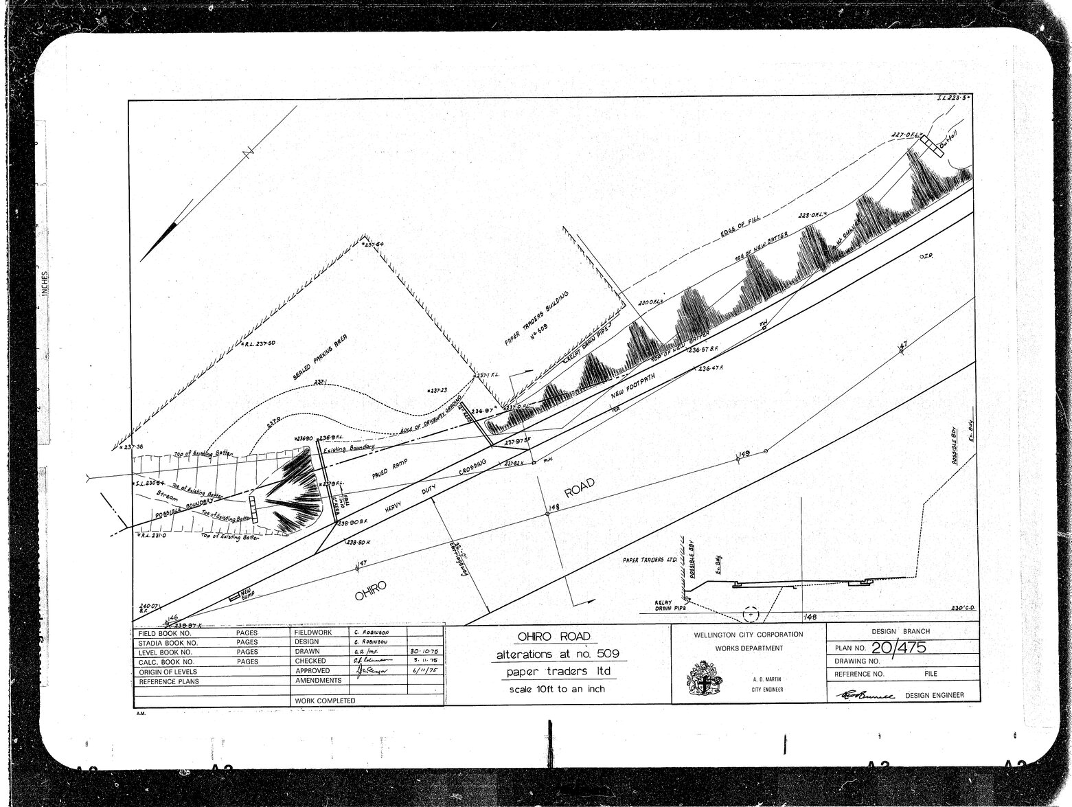 Ohiro Road, alterations at No. 509, Paper Traders Ltd
