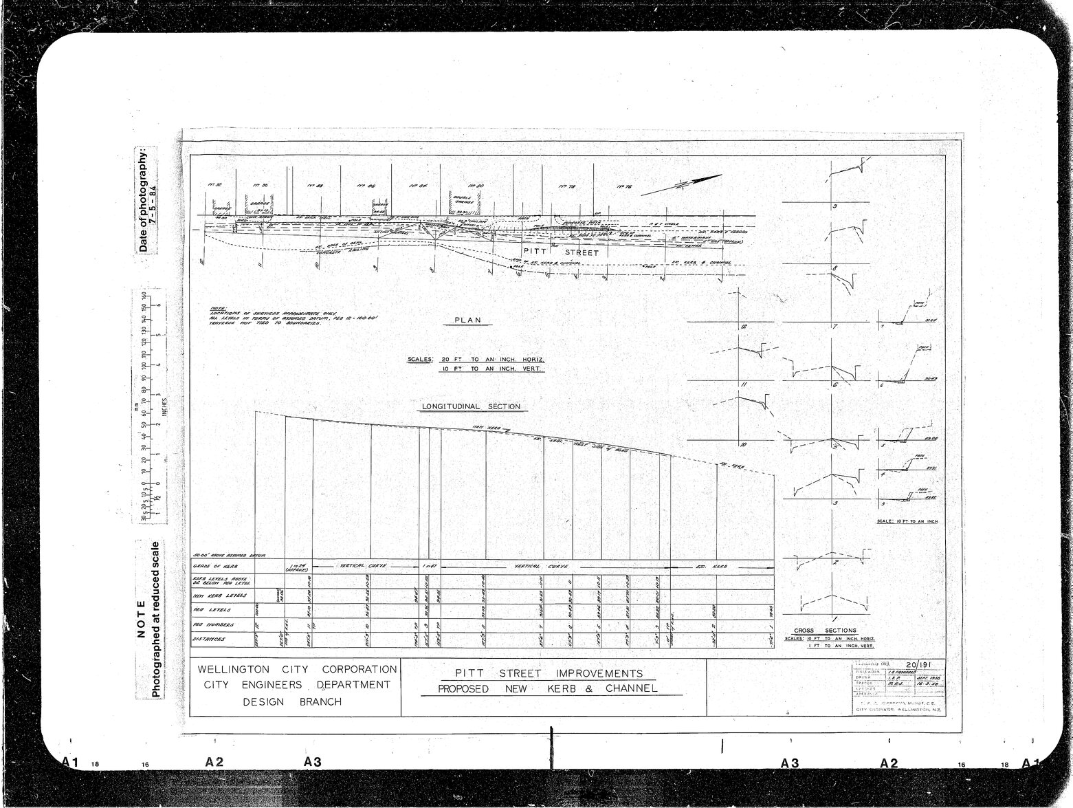Pitt Street Improvements, Proposed Kerb &amp; Channel between Nos. 76 to 90