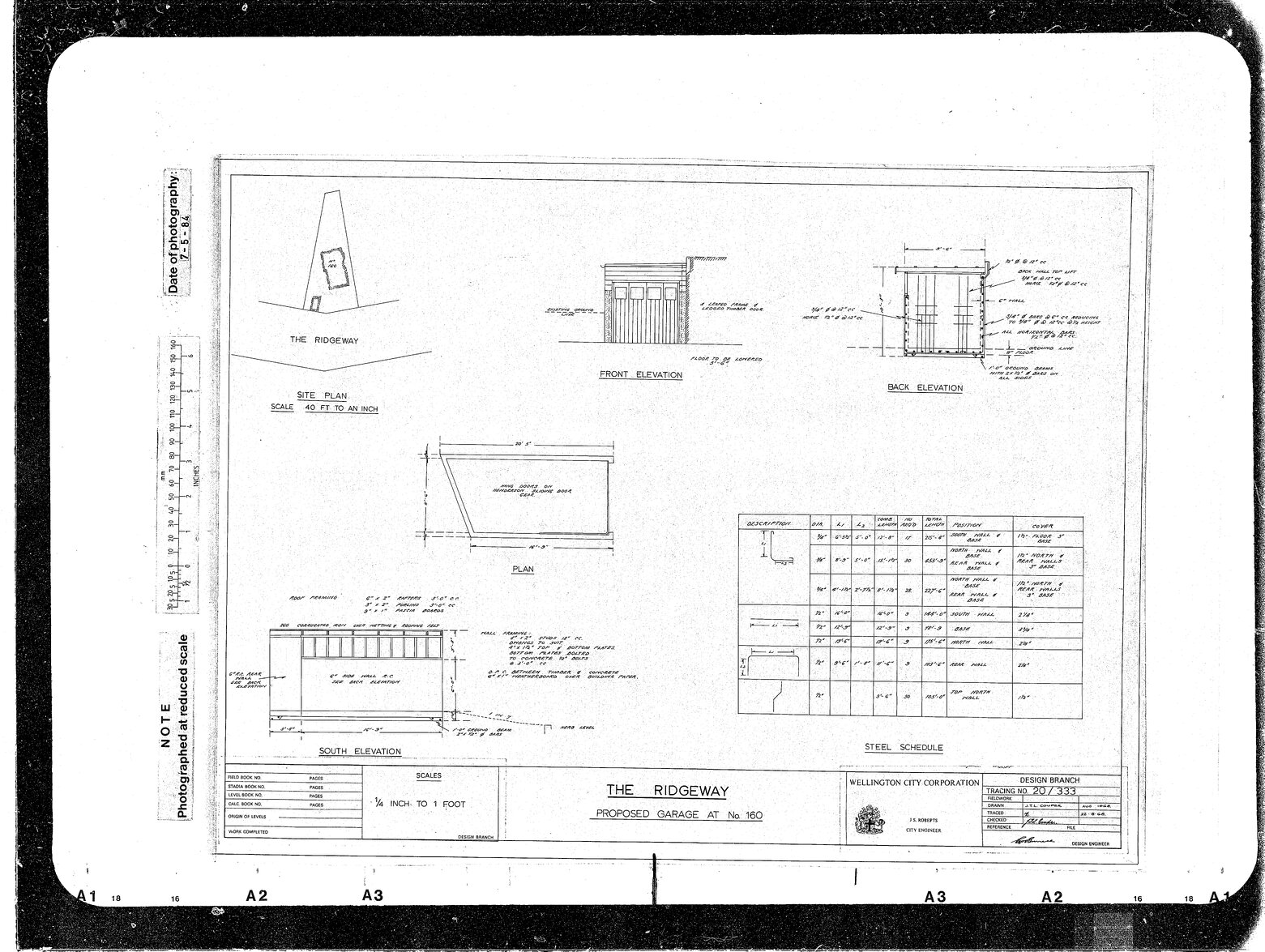 160 The Ridgeway, Proposed Garage