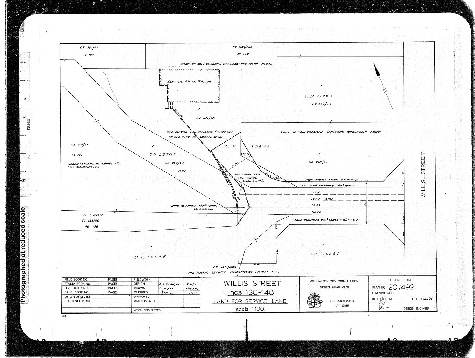 138-148 Willis Street, Land for Service Lane