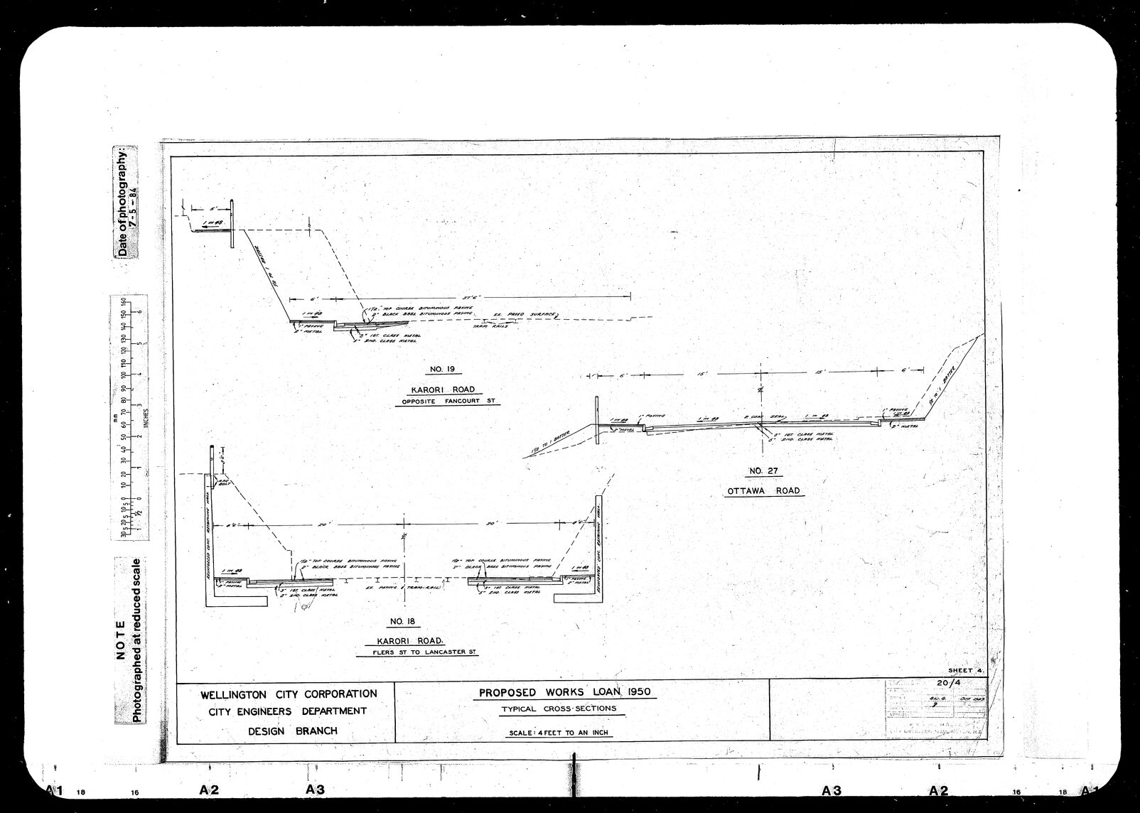 Works Loan 1950, Typical Cross Sections, Nos. 18, 19, 27