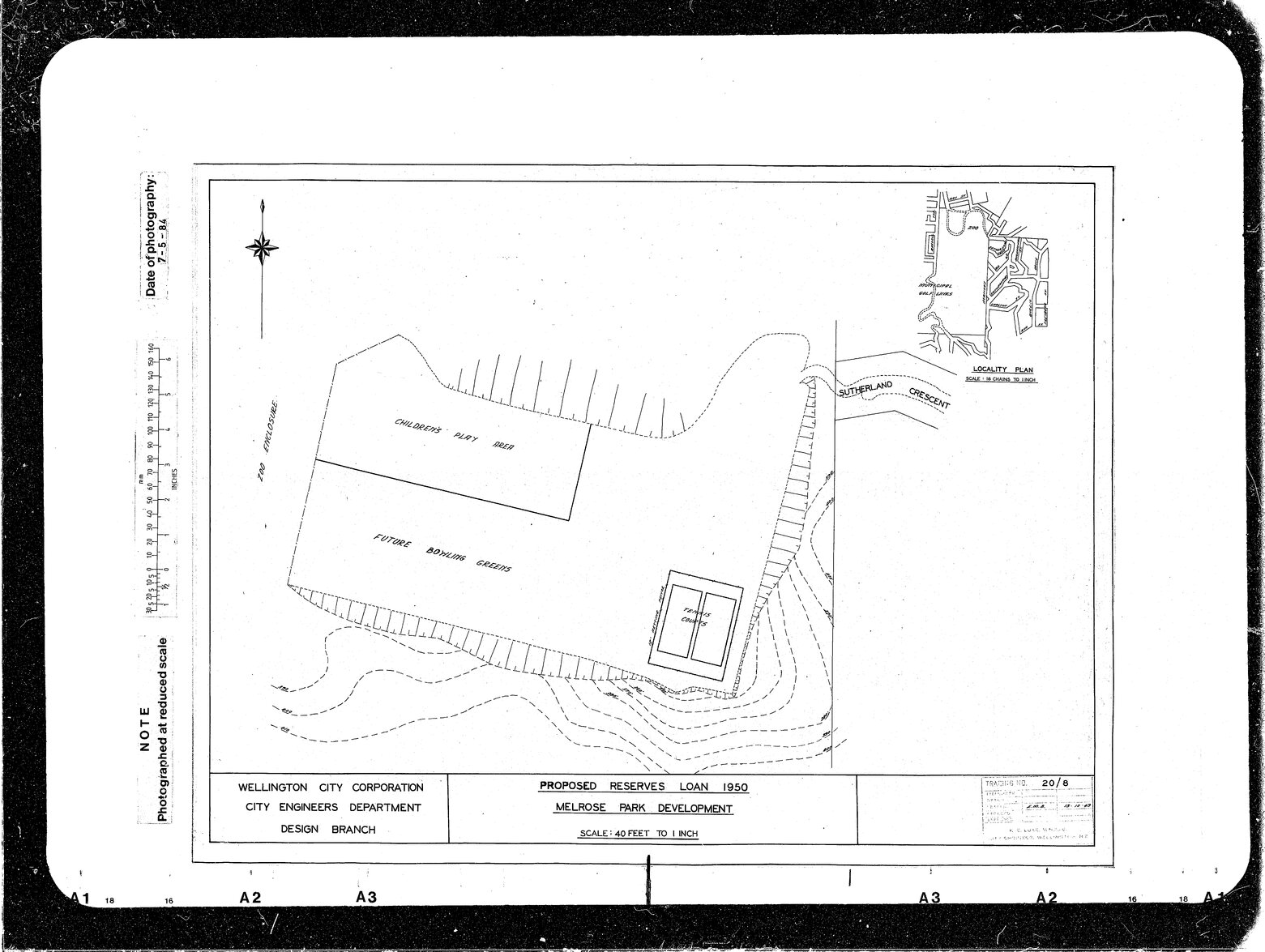 Reserves Loan 1950, Melrose Park Development