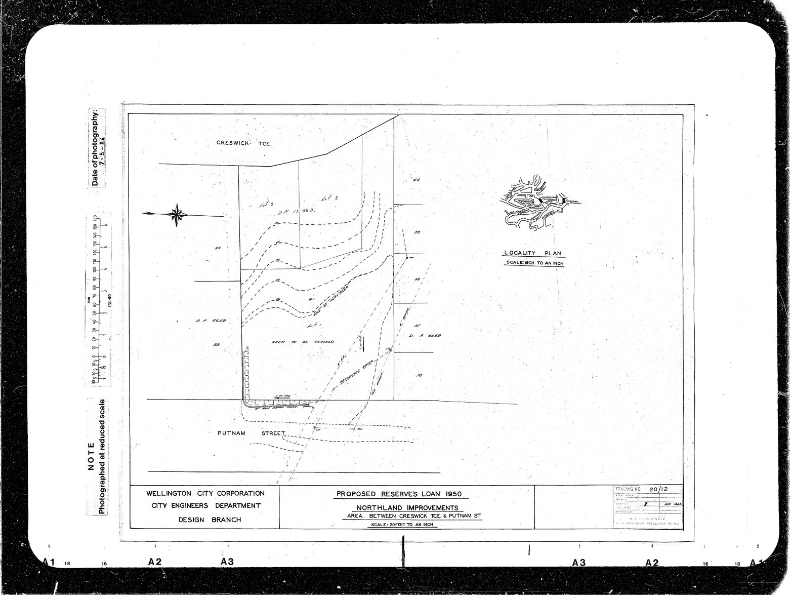 Reserves Loan 1950, Northland Improvements, Creswick Terrace