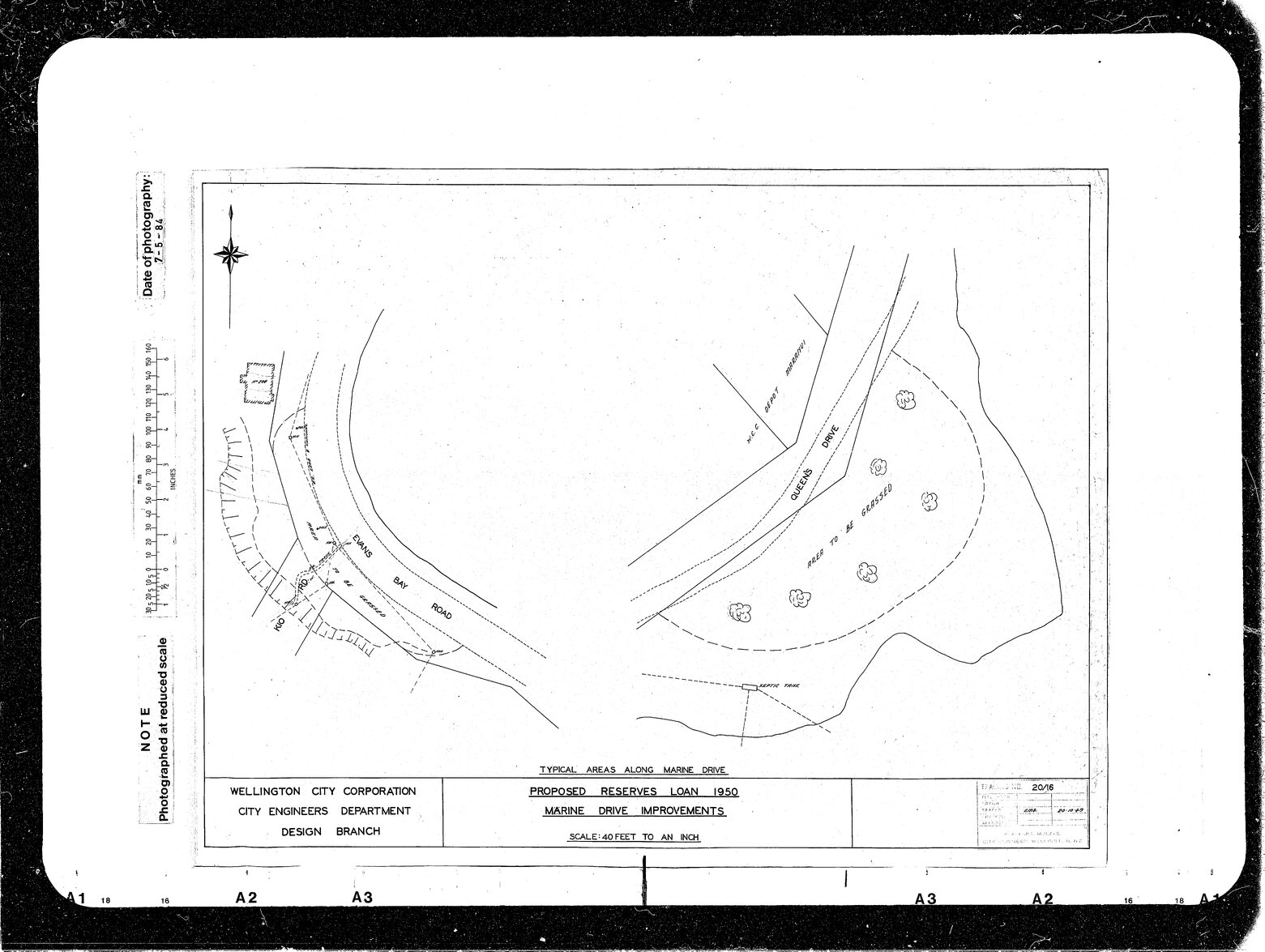 Reserves Loan 1950, Marine Drive Improvements, Kio Bay, Queens Drive