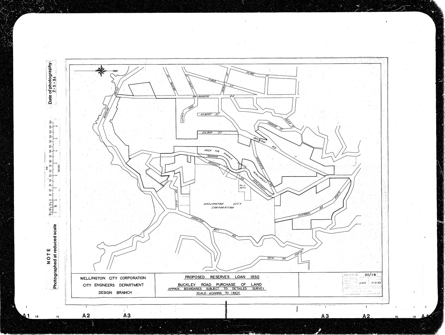 Reserves Loan 1950, Buckley Road, Purchase of Land