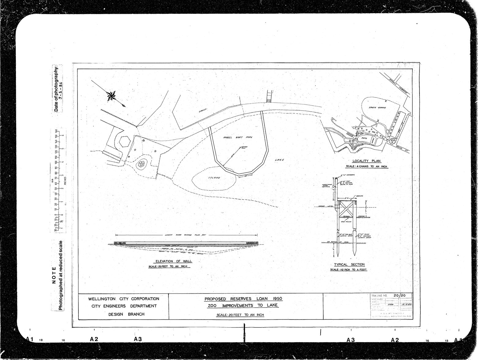 Reserves Loan 1950, Zoo, Model Boat Pool