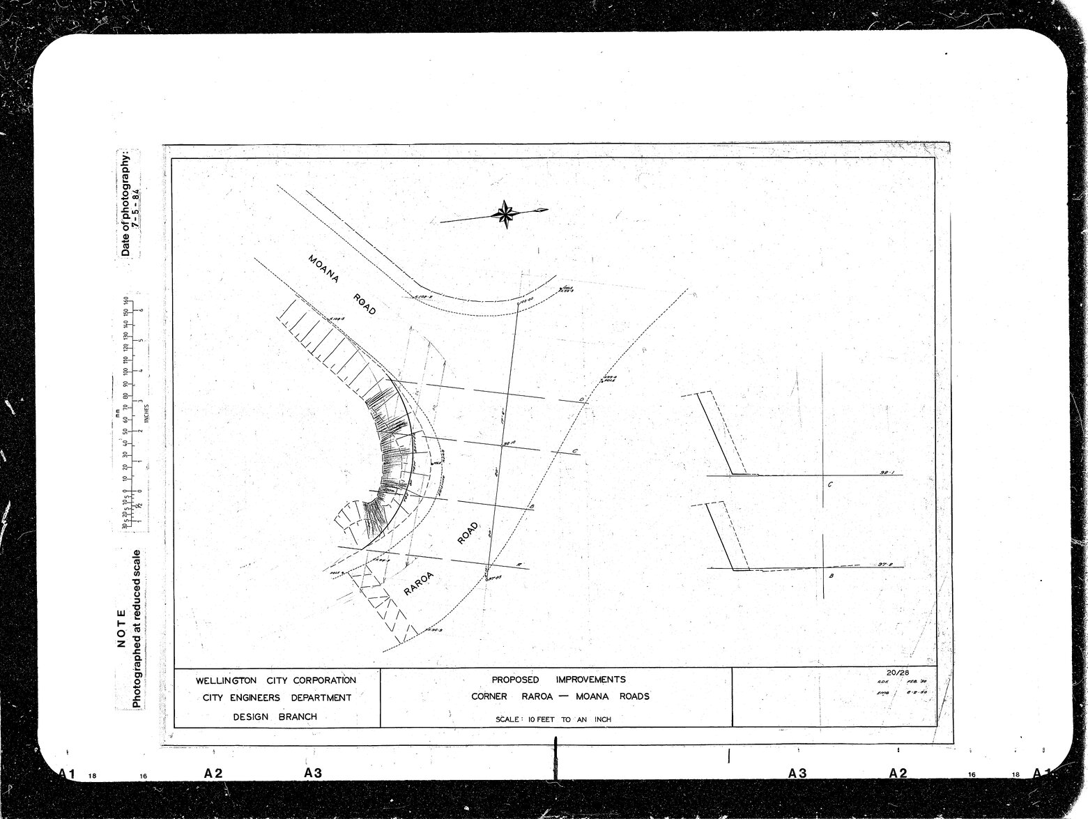 Proposed Improvements Corner, Moana Road, Raroa Road