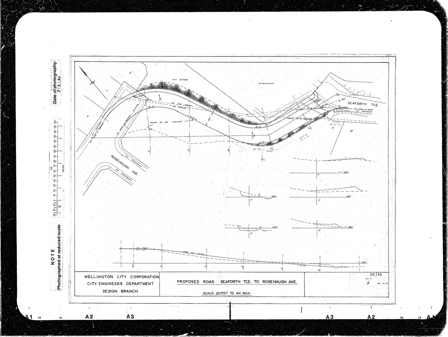 Seaforth Terrace, Proposed Road to Rosehaugh Avenue