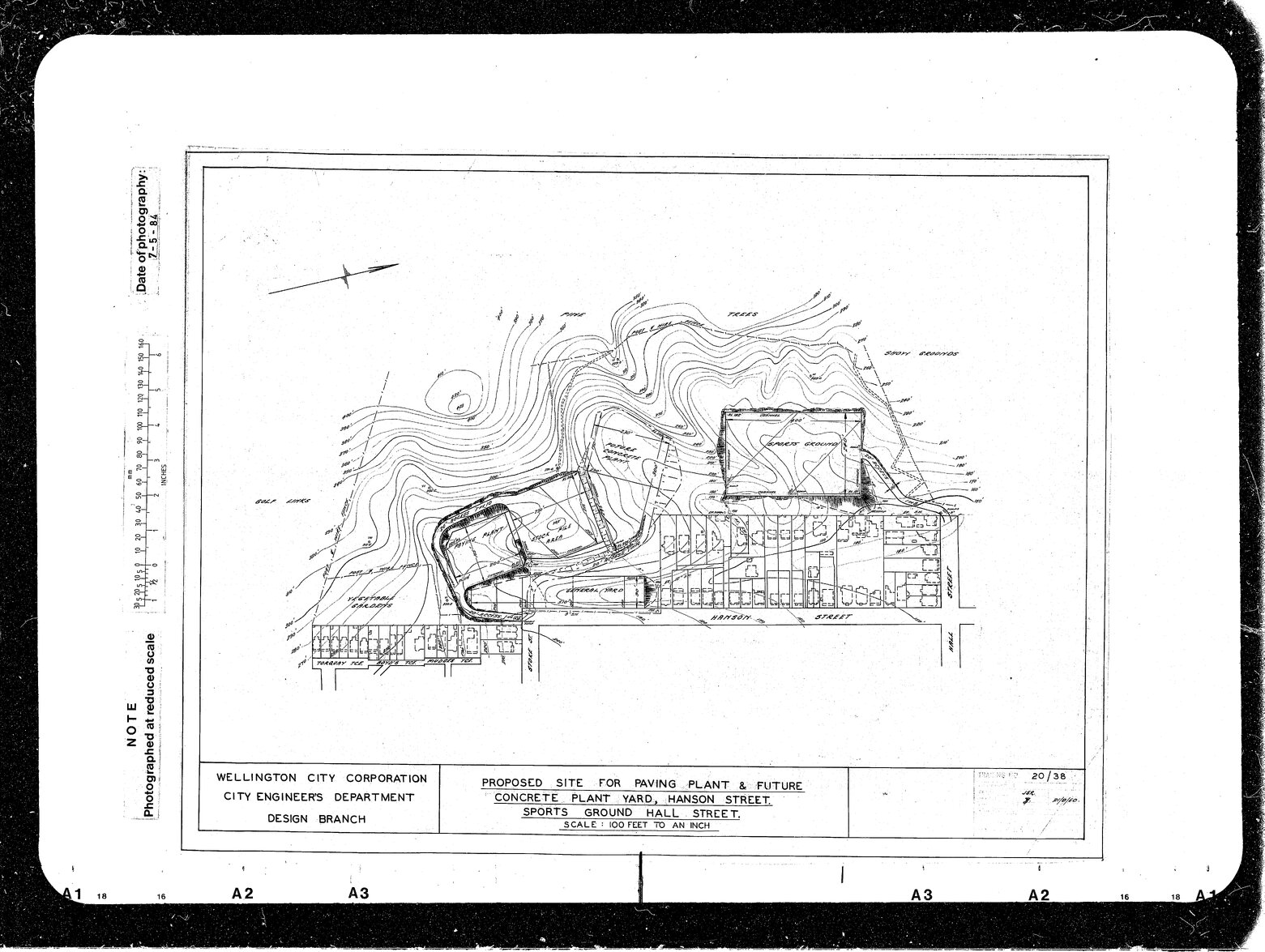 Proposed Site for Paving Plant, Hanson Street