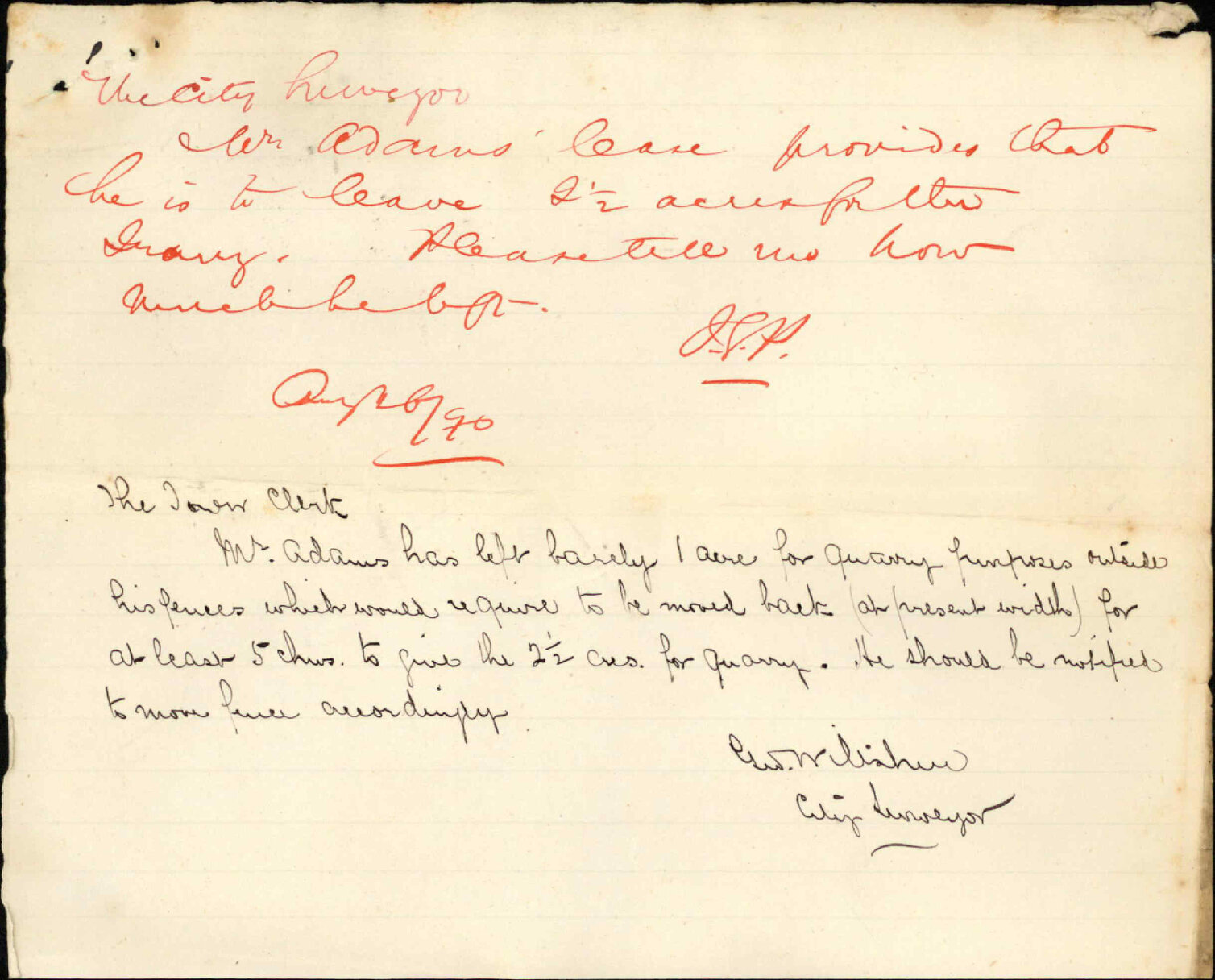 Quarry at Aro Street - W Adams